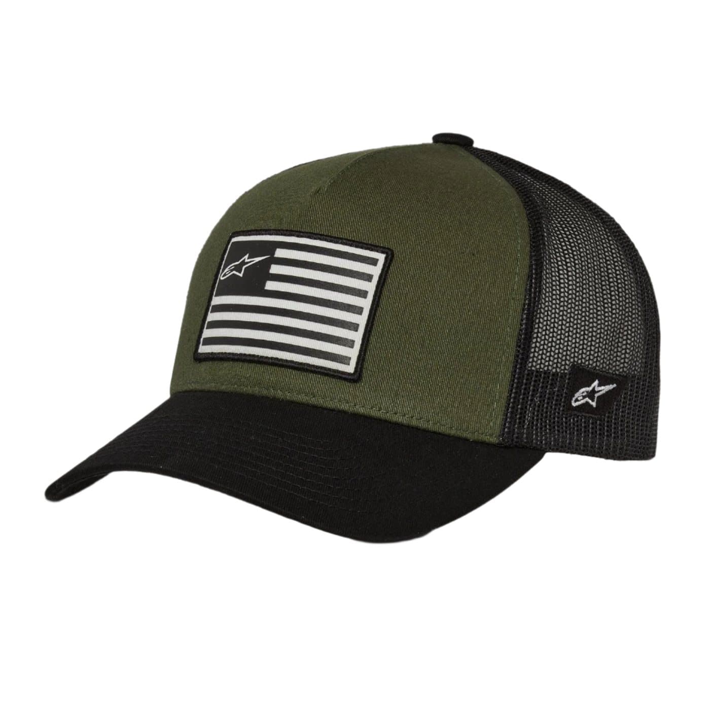 Alpinestars Flag Snapback Hat Military/Zwart
