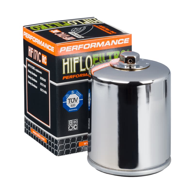 Hiflofiltro Performance Oliefilter Chrome - HF171CRC