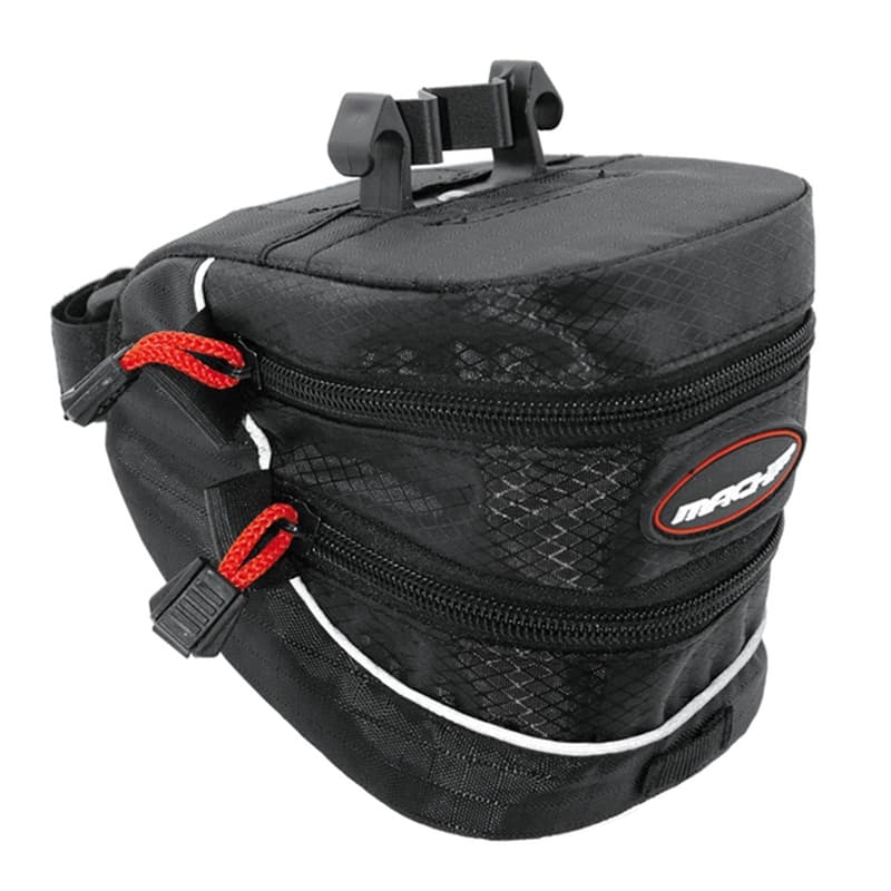 Mach Bicycle Saddle Case. Oversize. Quick Release. 2 Zips.