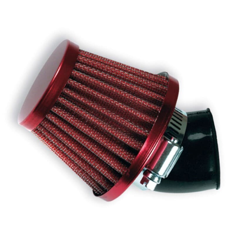 V Parts Papier Luchtfilter Tapered 45° ø28mm Carbon Fiber - L303