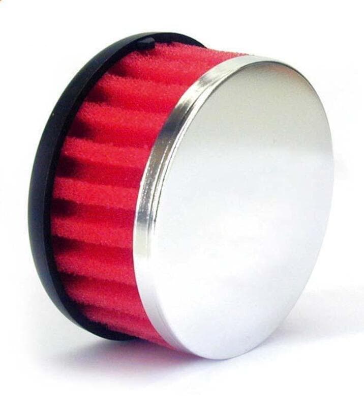 V Parts Foam Luchtfilter Straight Rood ø28mm - Pw3