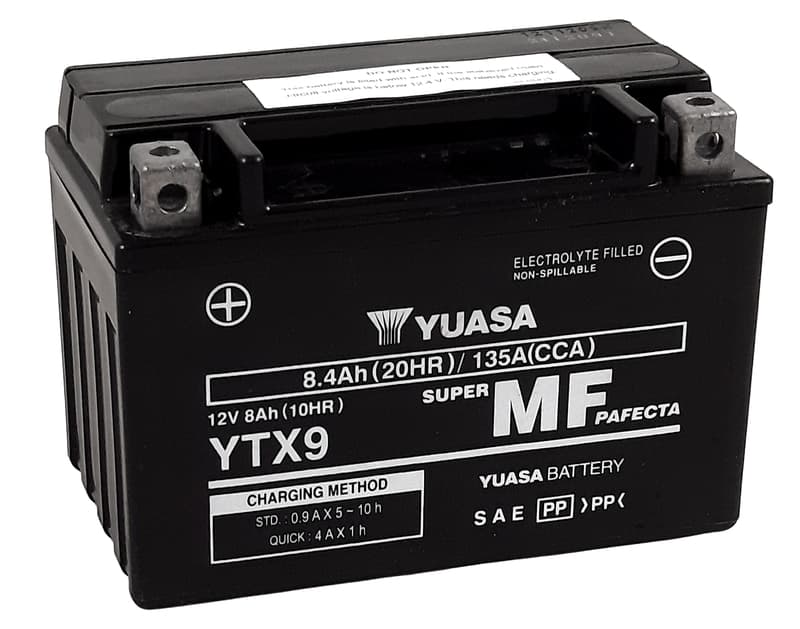 Yuasa W/C Accu Maintenance Free Factory Activated - Ytx9 Fa
