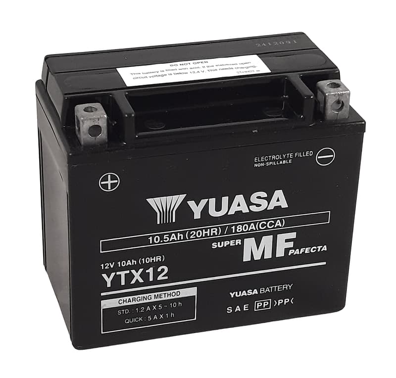 Yuasa W/C Accu Maintenance Free Factory Activated - Ytx12 Fa