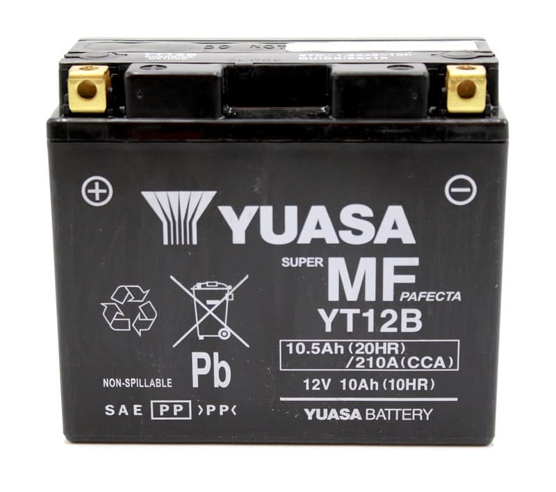 Yuasa W/C Accu Maintenance Free Factory Activated - Yt12b Fa