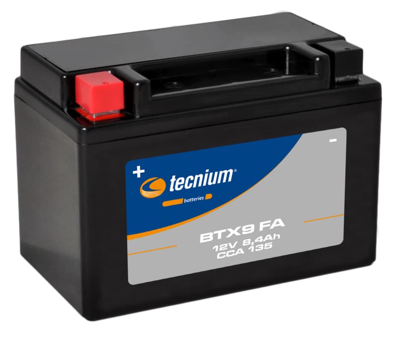 Tecnium Battery Maintenance Free Factory Activated - Btx9 Fa