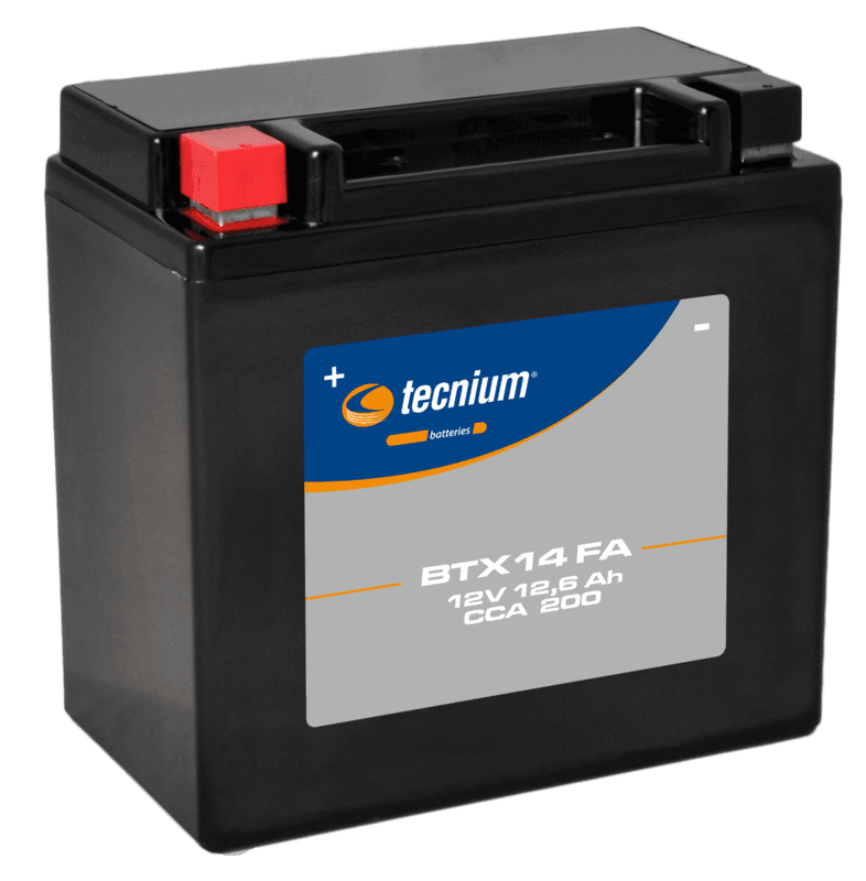 Tecnium Battery Maintenance Free Factory Activated - Btx14