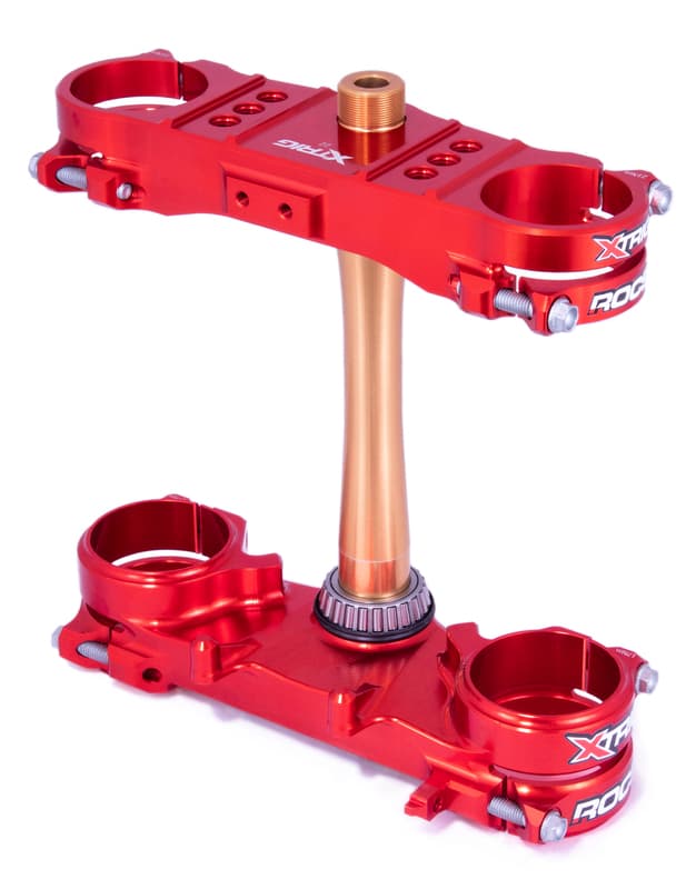 Xtrig Rocs Tech Triple Clamp Offset 22 Mm - Rood Honda Crf250r/450r