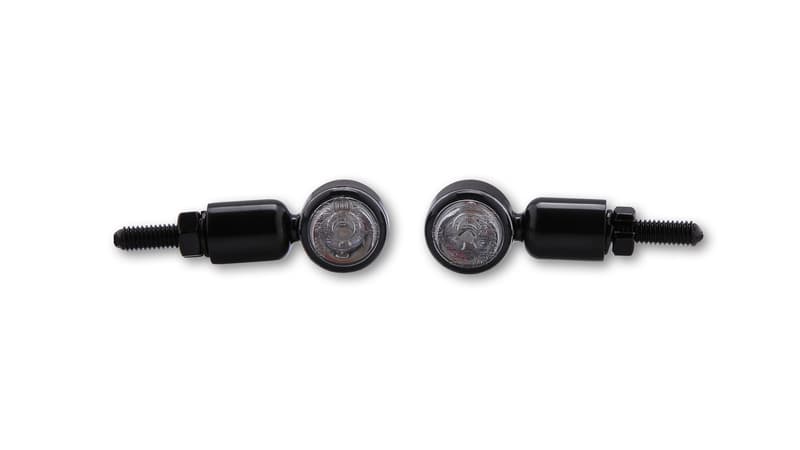 Shin Yo Mc-1 Led Indicator Body Zwart / Lens Transparant (Paar), Voor
