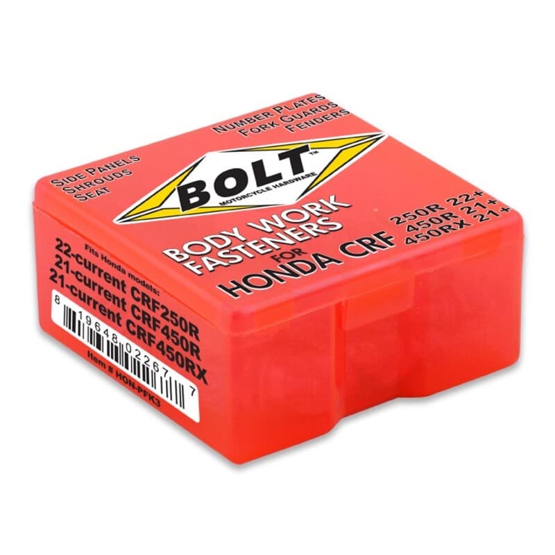 Bolt Full Plastics Fastener Kit - Honda