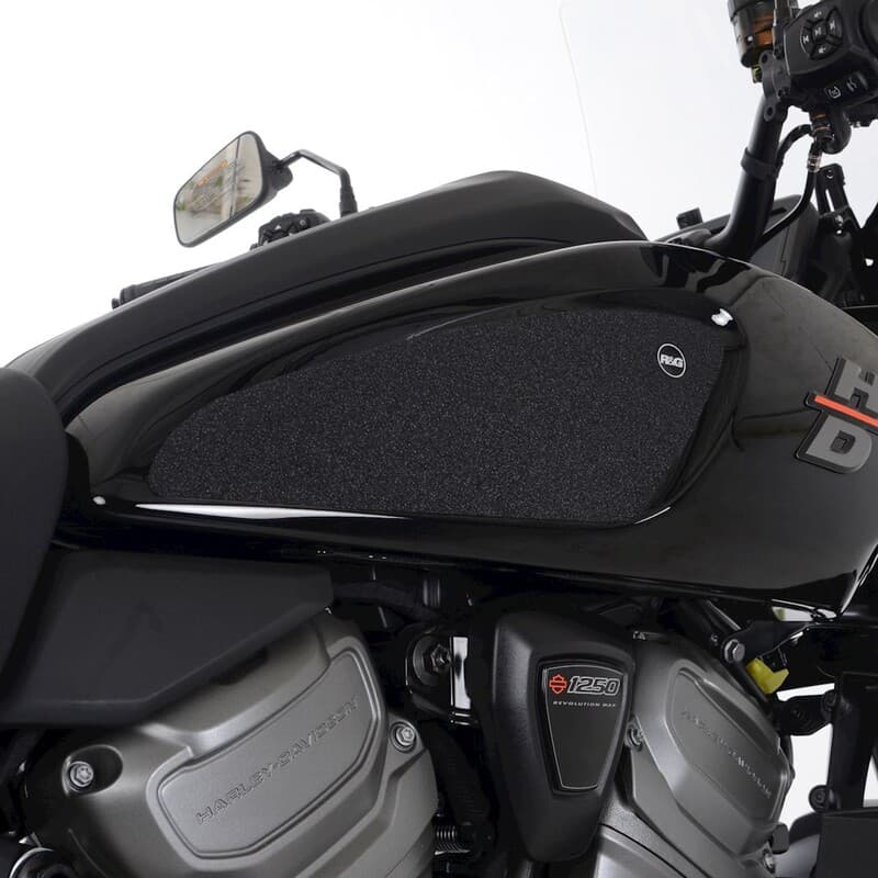 R&G Racing Tank Traction Pad Set 2 Pieces - Zwart Harley-Davidson Pan America 1250