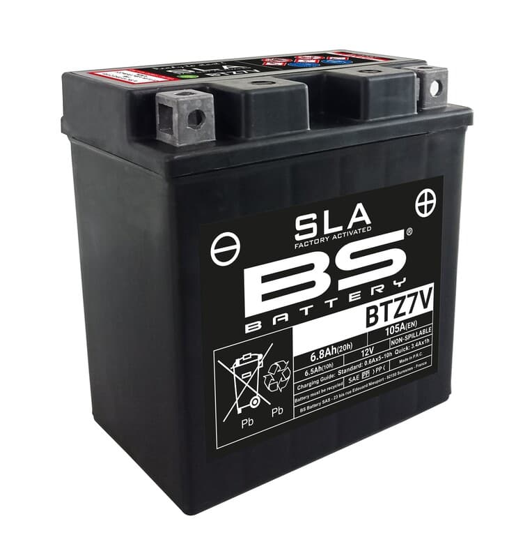 Bs Battery Sla Accu Maintenance Free Factory Activated - Btz7v
