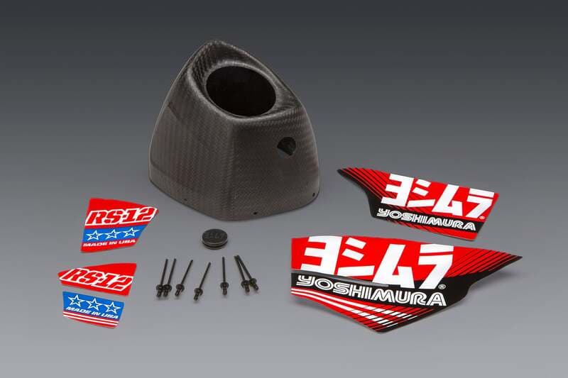Yoshimura Usa Carbon Eindkap Replacement Kit Rs-12