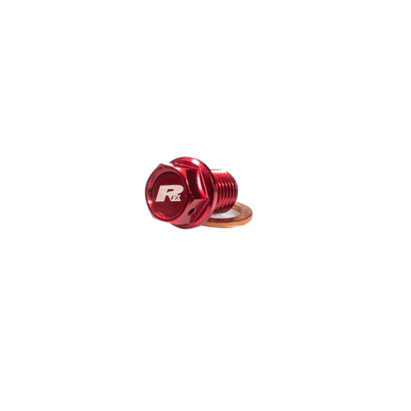 Rfx Pro Magnetic Drain Bolt (Rood) [M8 X 35mm X 1.25] - Honda Crf250