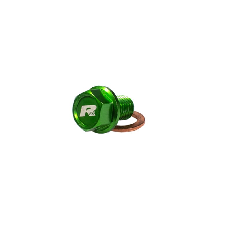 Rfx Pro Magnetic Drain Bolt (Groen) [M8 X 16mm X 1.5] - Kawasaki Kxf250/450