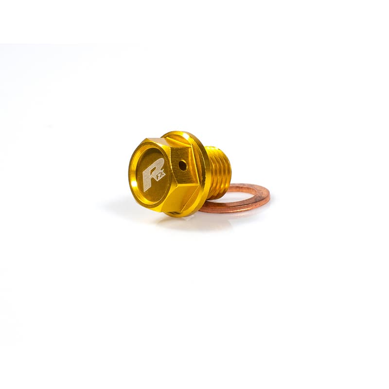 Rfx Magnetic Drain Bolt (Geel) [M12 X 10mm X 1.25}
