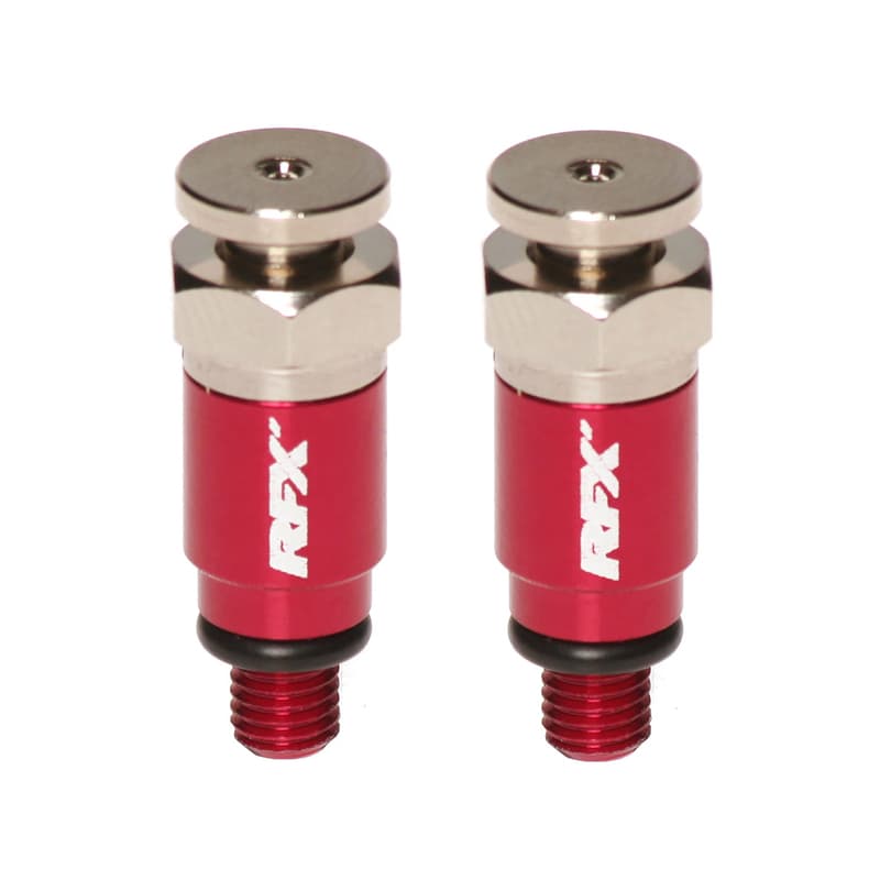 Rfx Pro Fork Air Bleeders M5x0.8 (Red) Kayaba/Showa