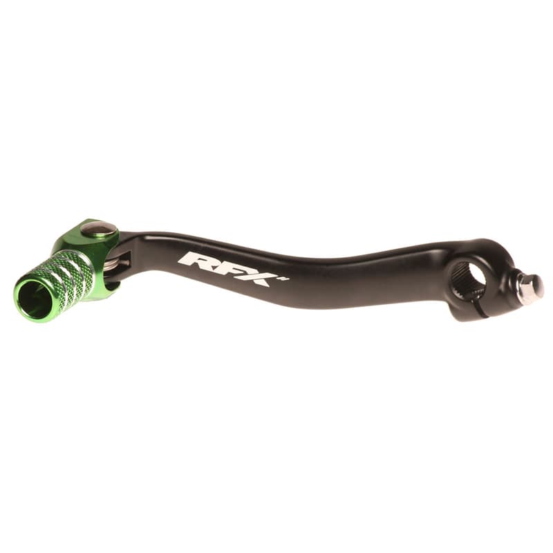 Rfx Race Gear Lever (Black/Green) - Kawasaki Kxf450