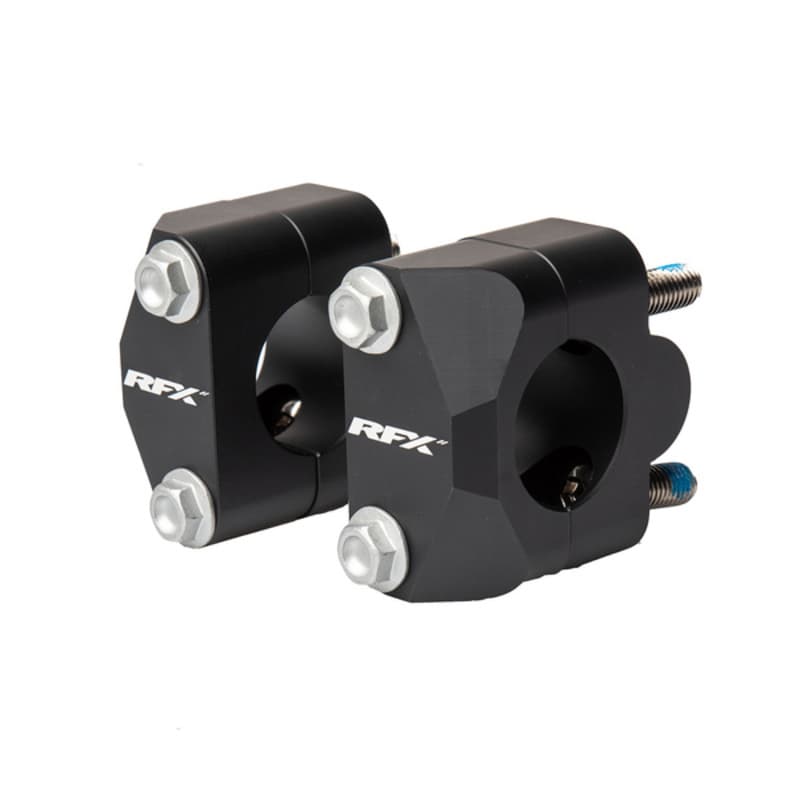 Rfx Race Handlebar Adaptor Kit 22.2mm>28.6mm (Noir) Universal Conversion To Oversize Bars