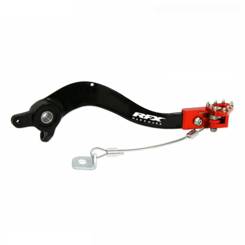 Rfx Pro Series Flexi-Tip Rear Brake Lever - Noir/Orange