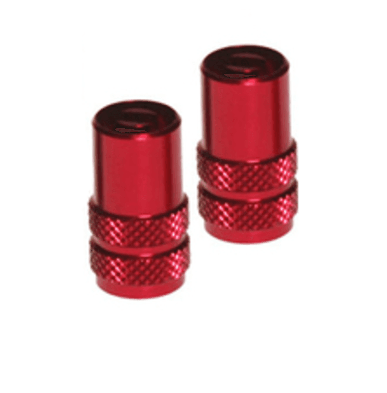 Rfx Sport Series Valve Caps With Valve Key 2pcs - Rot
