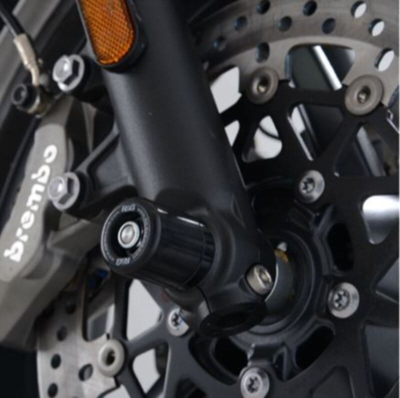 R&G Racing Vork Protectors - Zwart Triumph Speed Twin 1200
