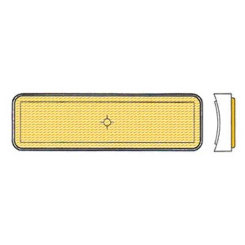 V Parts Side Reflector Geel