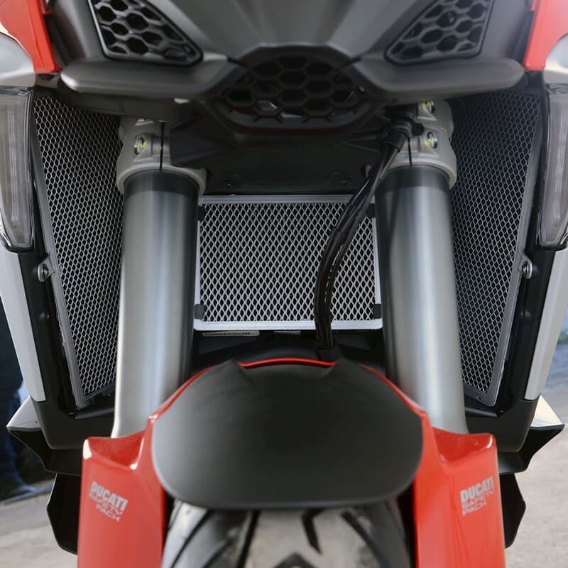 R&G Racing Radiateurbeschermer Titanium - Ducati Multistrada V4s