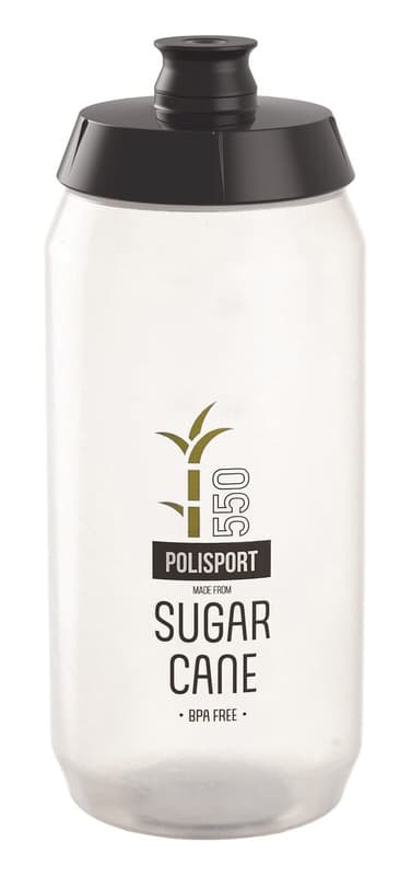 Polisport Water Bottle Sugar Cane Transparent 550ml