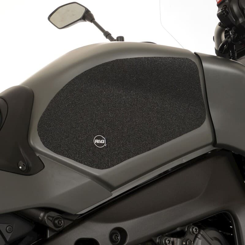 R&G Racing Tank Traction Pads Set 2 Pieces Black - Yamaha Tracer 9 / Gt