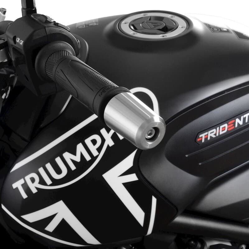 R&G Racing Bar Ends Stainless Steel - Triumph