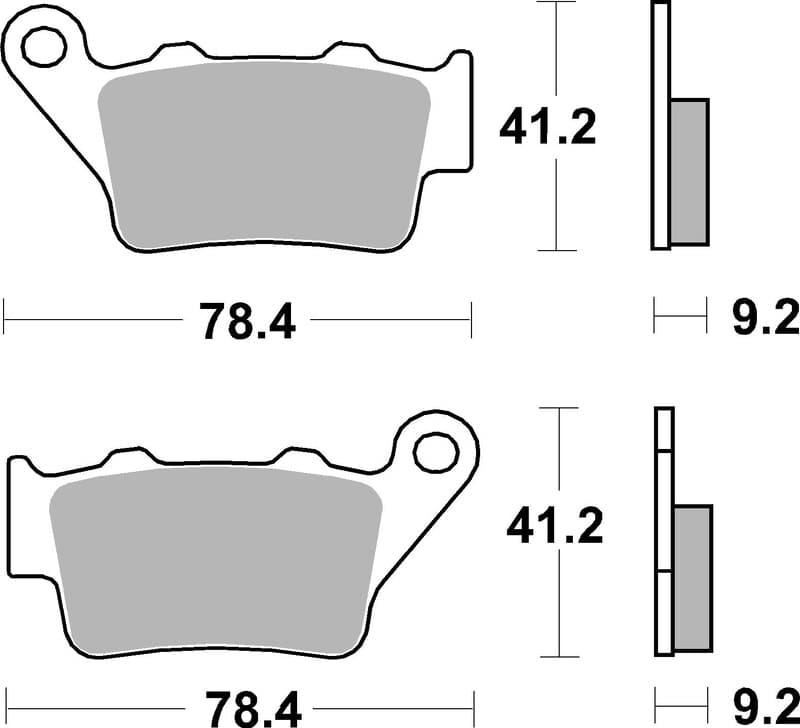Brembo Road Carbon Ceramic Brake Pads - 07bb02cc
