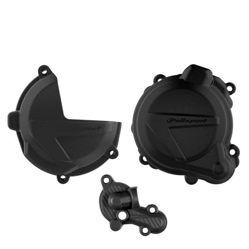 Polisport Clutch, Ignition And Water Pump Cover Protection Set - Beta Rr 250 / 300 2t (18-22)