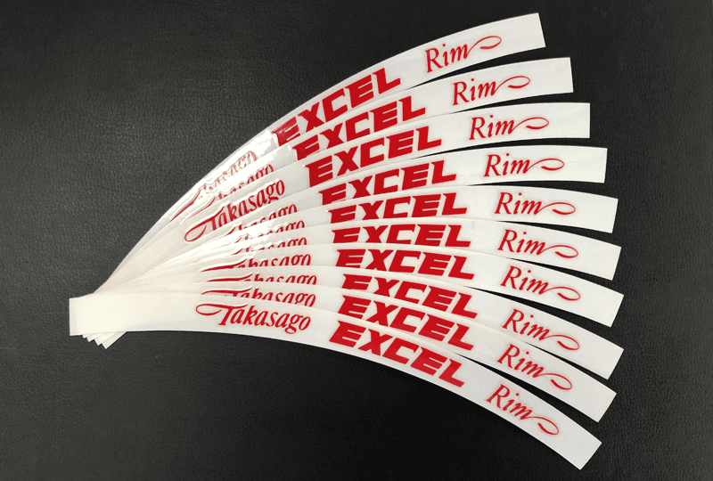 Haan Wheels Excel Rim Transfert Sticker