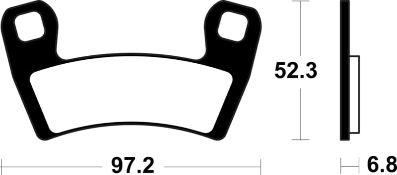 Tecnium Mx/Atv Gesinterde remblokken - Mo470