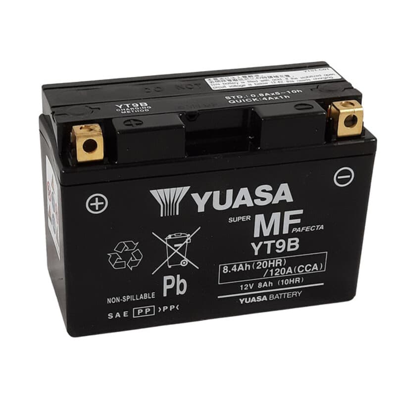 Yuasa W/C Accu Maintenance Free Factory Activated - Yt9b