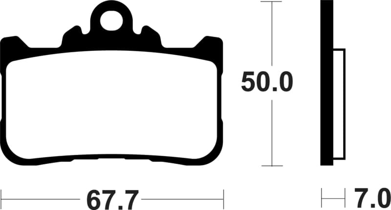 Tecnium Gesinterde remblokken - Mf494
