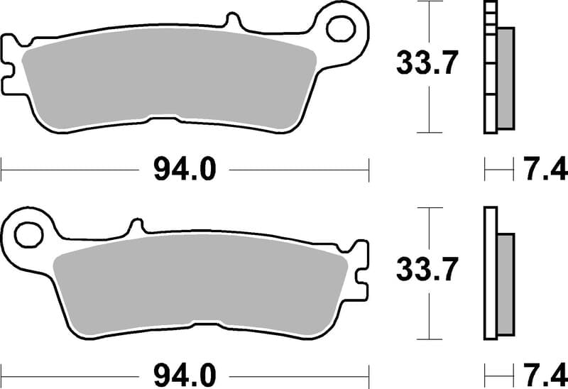 Brembo Off-Road Sintered Metal Brake Pads - 07ya55sx