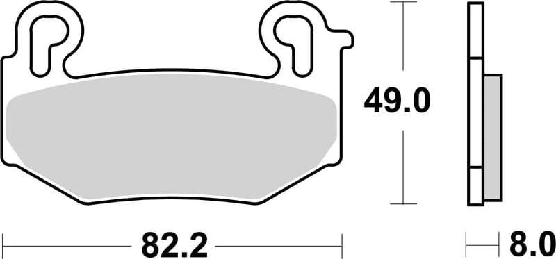 Brembo Off-Road Sintered Metal Brake Pads - 07bb42sa