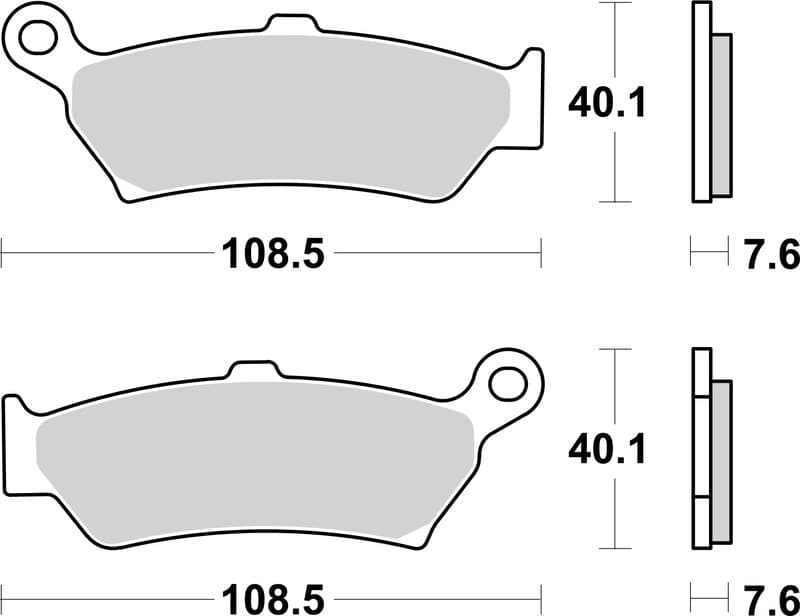 Brembo Off-Road Sintered Metal Brake Pads - 07bb43sp