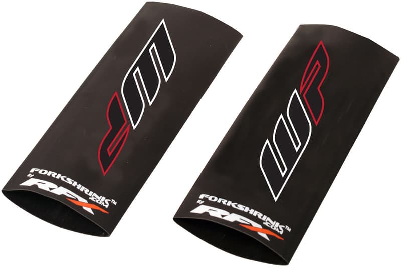 Rfx Race Series Forkshrink Upper Fork Guard W/ Wp Logo - Weiß/Rot