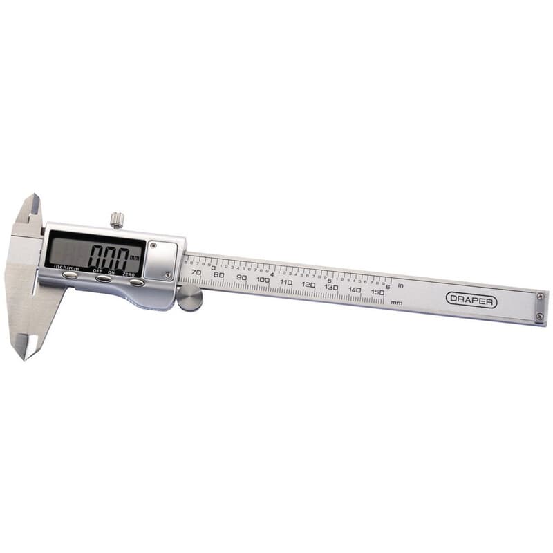 Draper Expert Dual Reading Digital Vernier Caliper - 0 - 150mm