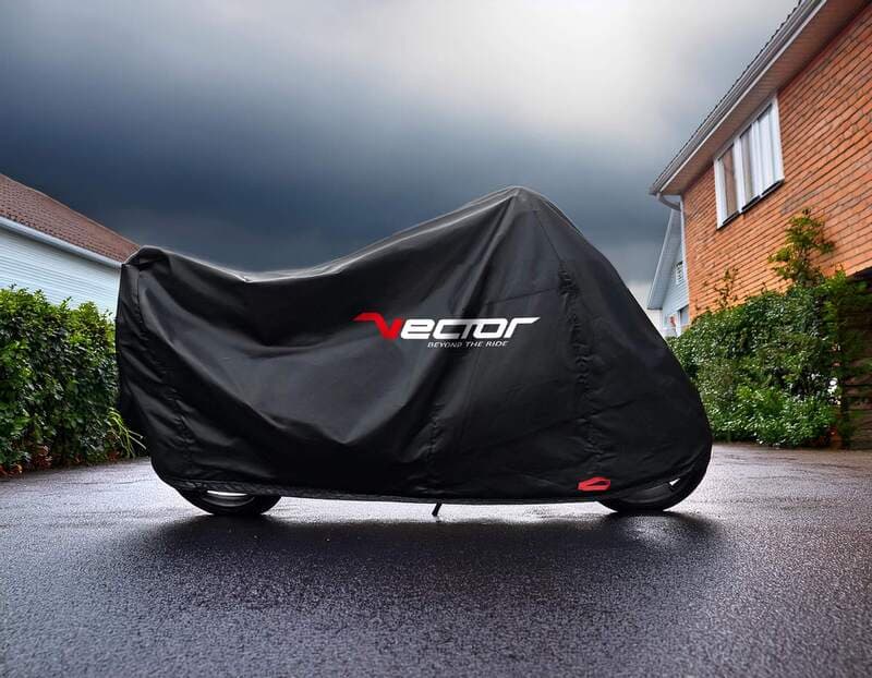 Vector H2o Indoor/Outdoor Protective Cover voor Motorcycle/Scooter - Zwart - S