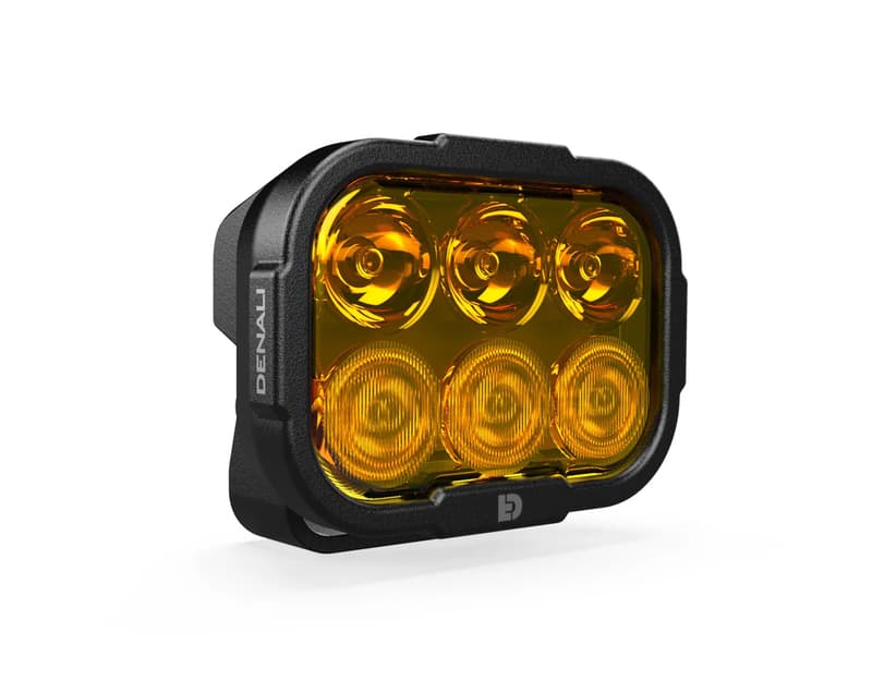 Denali Dl6 Hybrid Driving Light (Amber Lens)