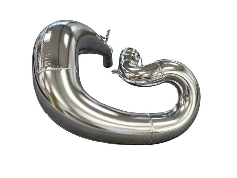 Fresco Chrome Expansion Chamber - Chromed Staal