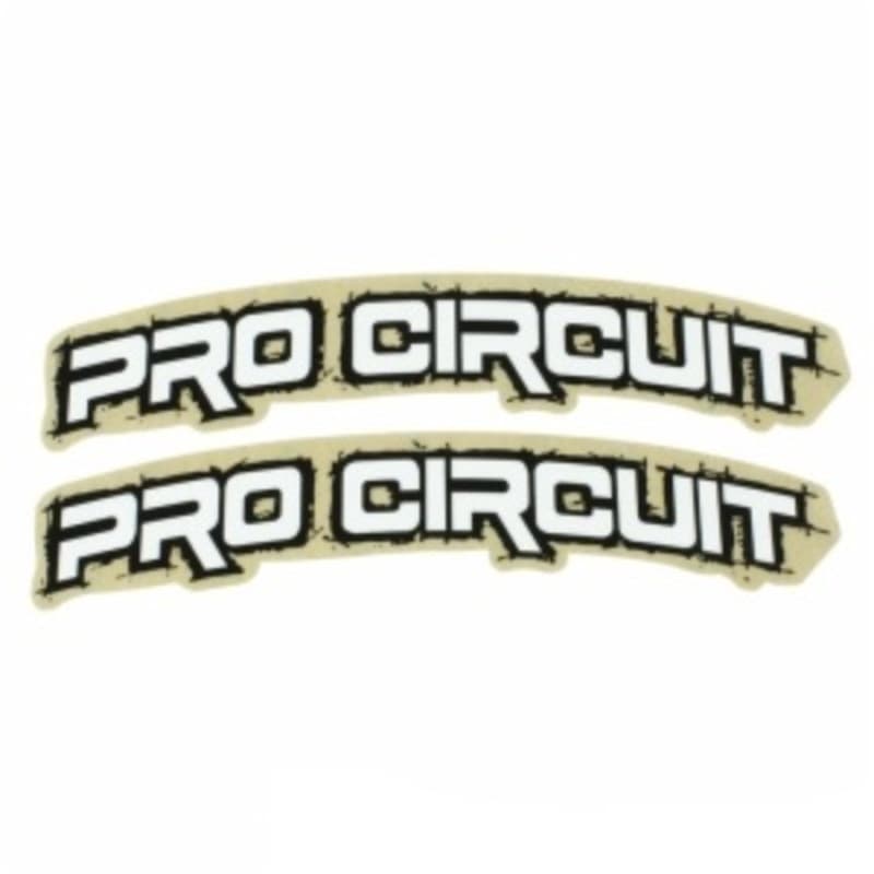 Pro Circuit Retro Spatbord Decals