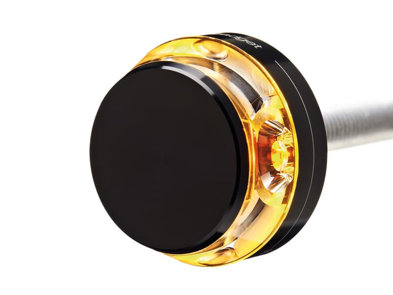 Motogadget Mo.Blaze Disc Led Indicator Body Schwarz / Lens Transparent (1pc), Front Left