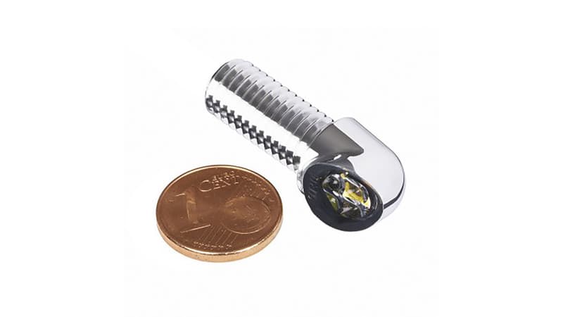 Motogadget Led Positionlight Mo.Blaze Tens5 , Polished, Front