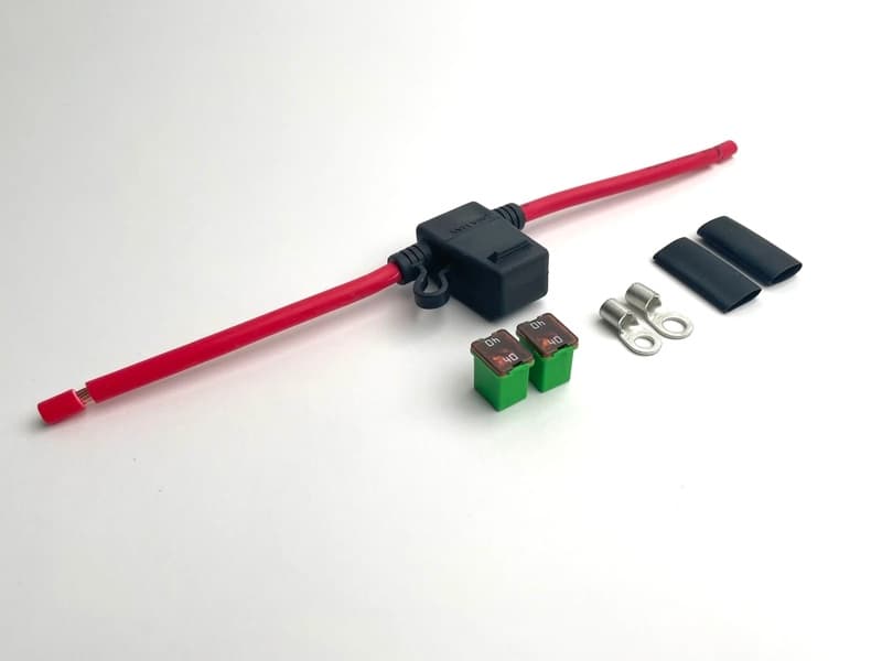 Motogadget Mo.Unit Battery Cable Short With 40a Fuse