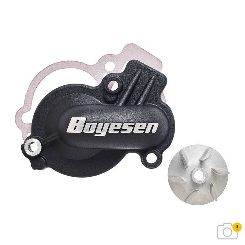 Boyesen Supercooler Waterpomp Cover + Impeller Kit - Zwart
