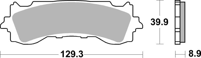 Brembo Sintered Brake Pads - 07ho65sa